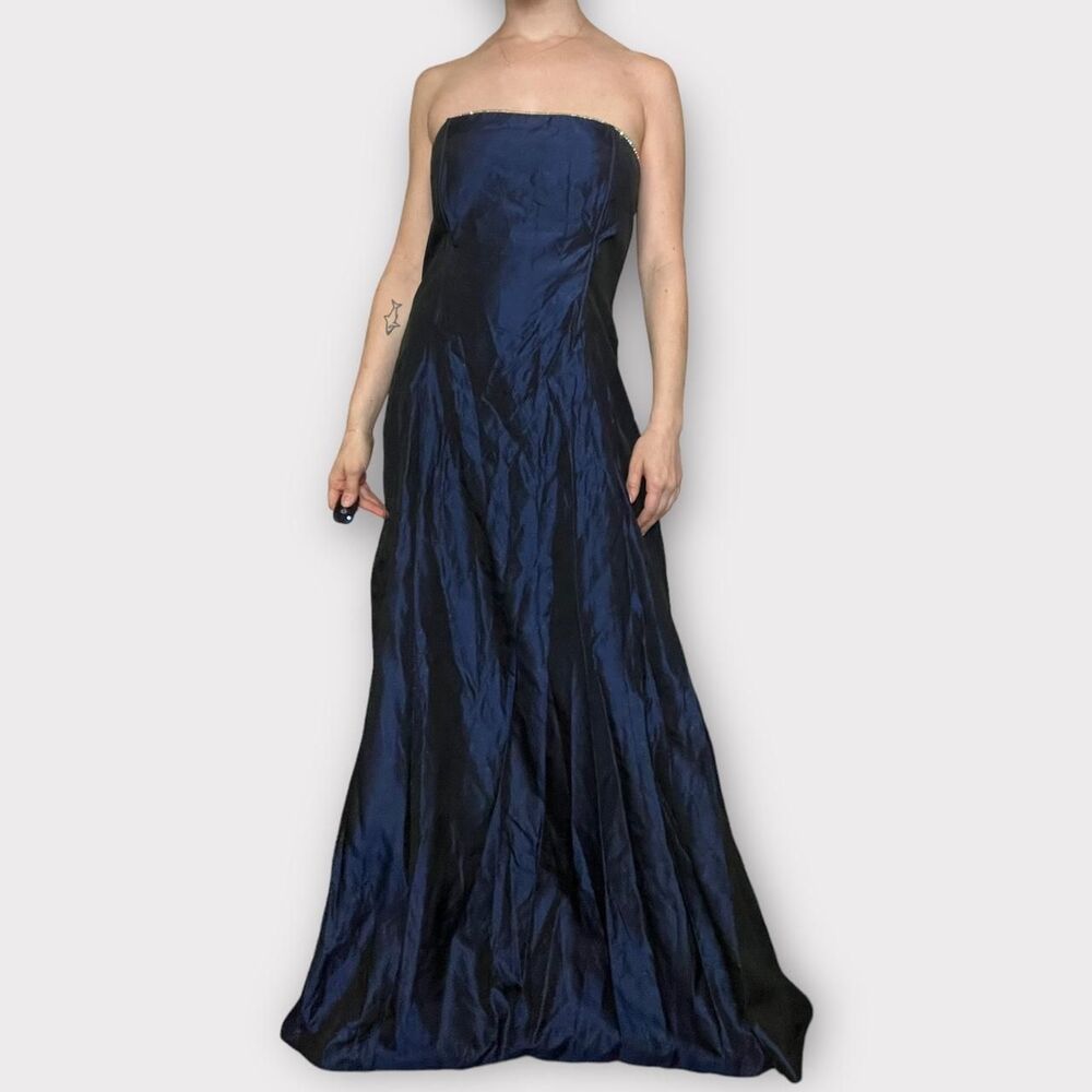 Gunne-sax Women's Blue and Navy Dress size 13
